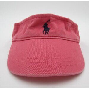 Women Polo Ralph Lauren Pink Embroidered Adjustable Hat (B)